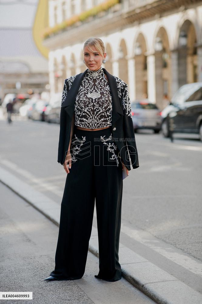 PFW - Zuhair Murad Street Style