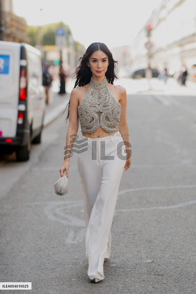 PFW - Zuhair Murad Street Style