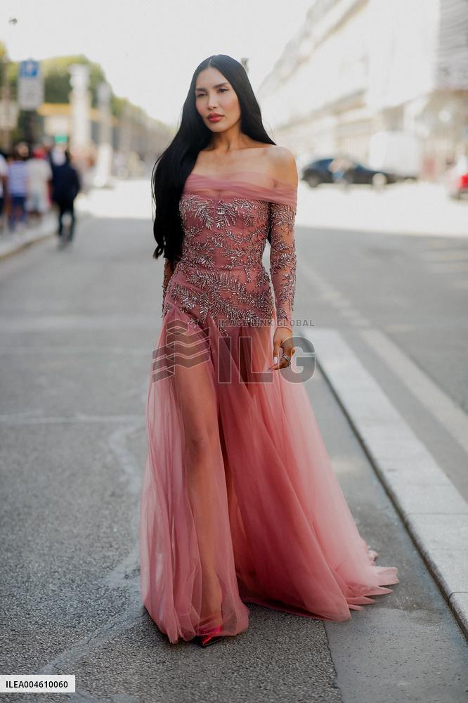 PFW - Zuhair Murad Street Style