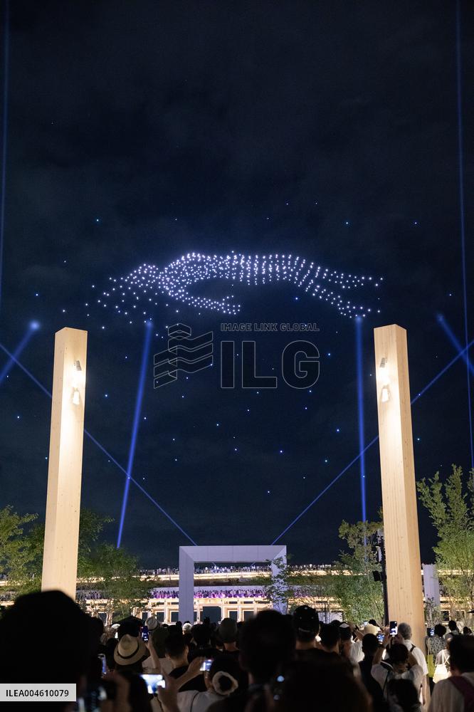 Osaka-Kansai Expo Drone Show “One World, One Planet.”