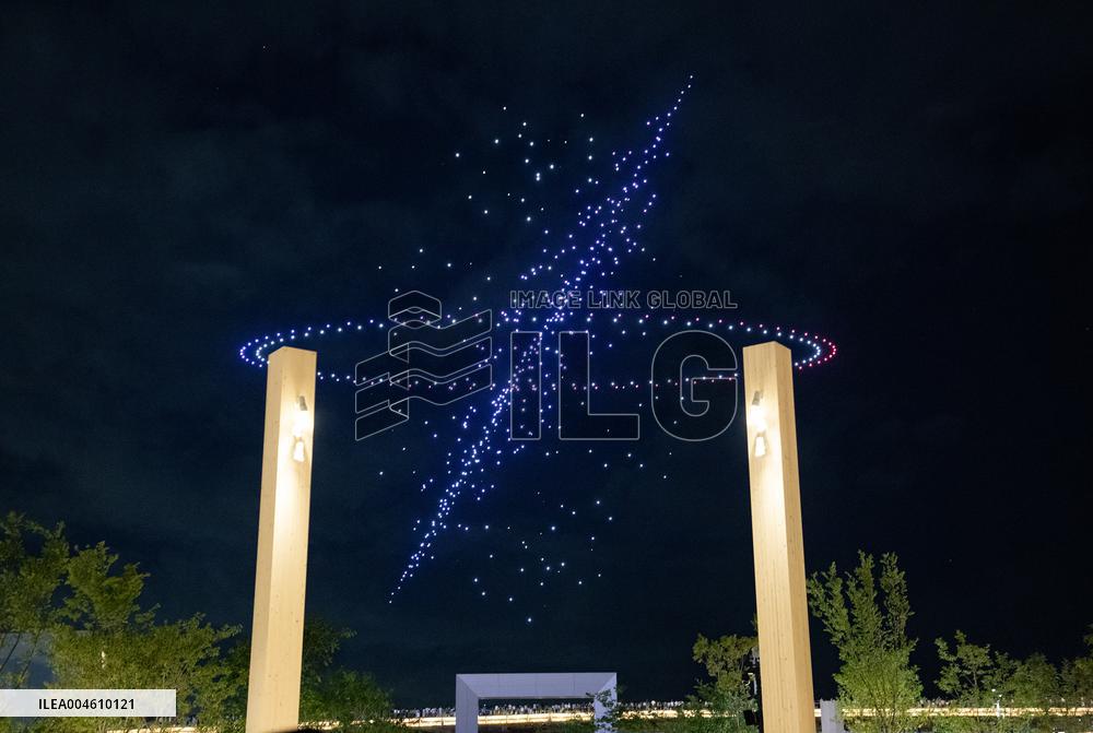 Osaka-Kansai Expo Drone Show “One World, One Planet.”