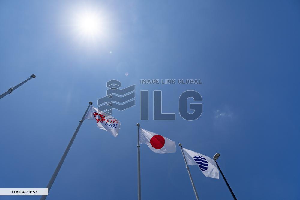 Flags at the Osaka-Kansai Expo