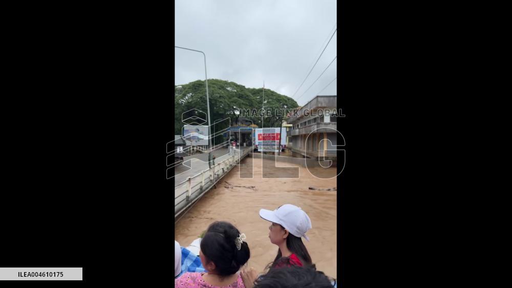 Thailand: Sai River Overflows After Heavy Rain, Triggers Flooding in Mae Sai