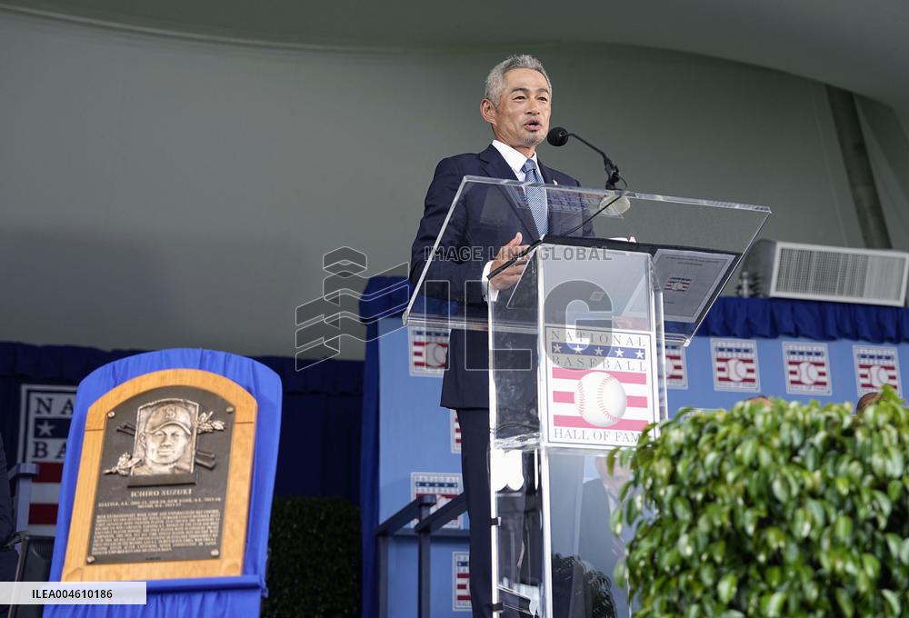 Baseball: Hall of Famer Ichiro Suzuki
