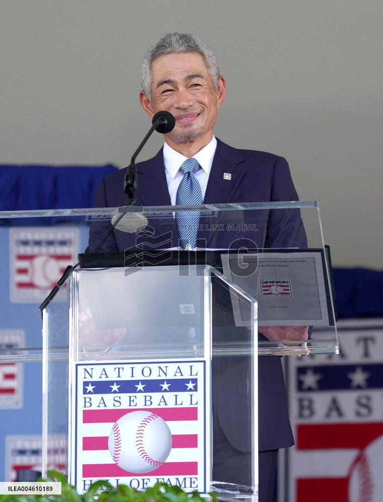 Baseball: Hall of Famer Ichiro Suzuki