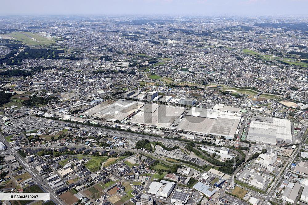 Isuzu Motors factory near Tokyo