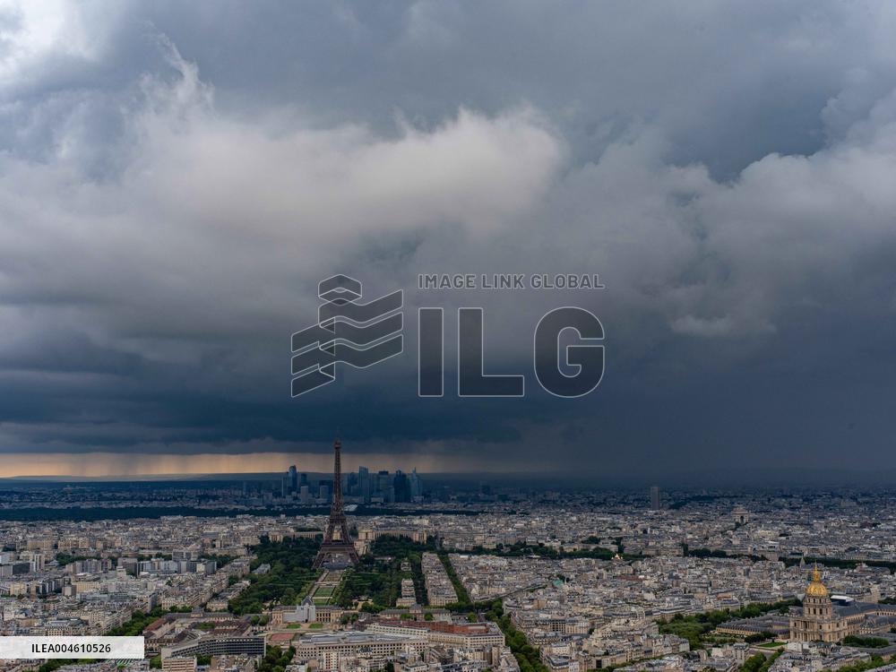 Stormy Weather in Summer  - Paris