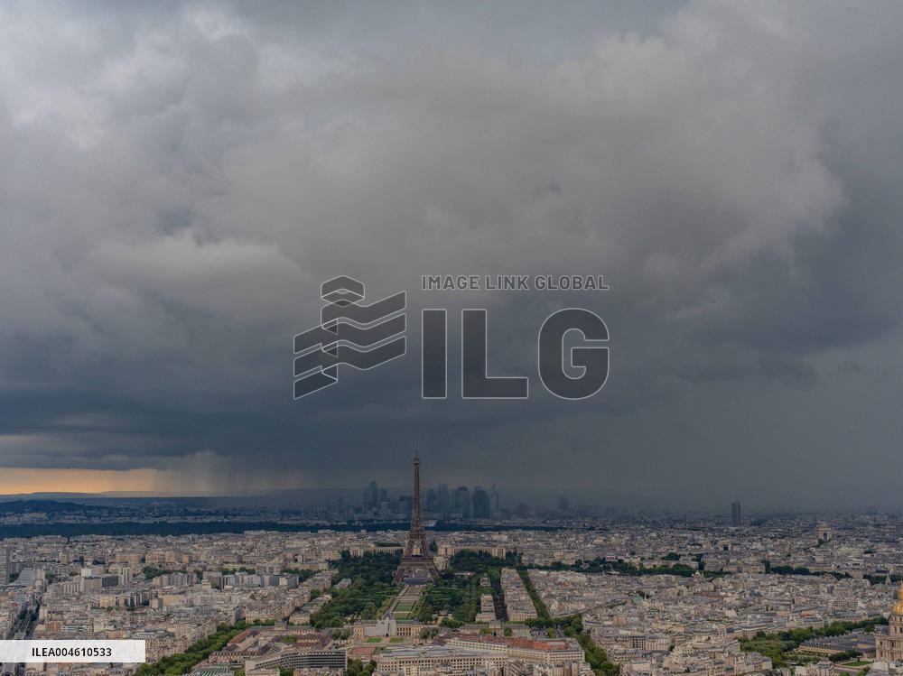 Stormy Weather in Summer  - Paris