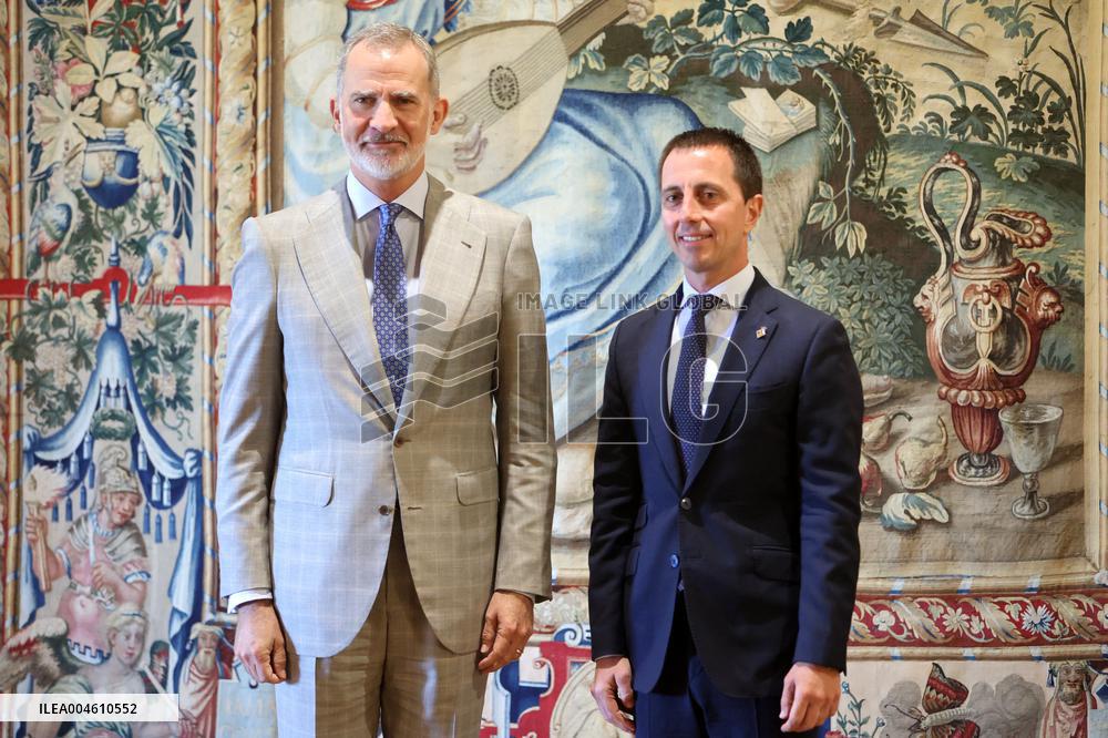 King Felipe VI Receives in Audience - Mallorca