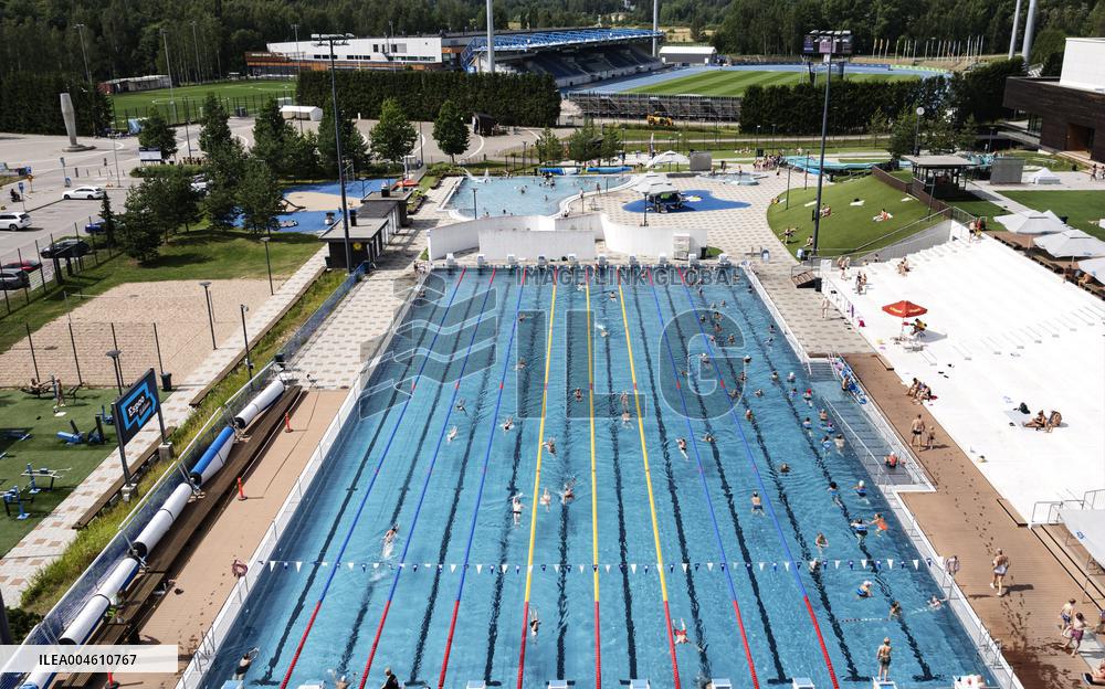 Leppävaara outdoor swimming pool