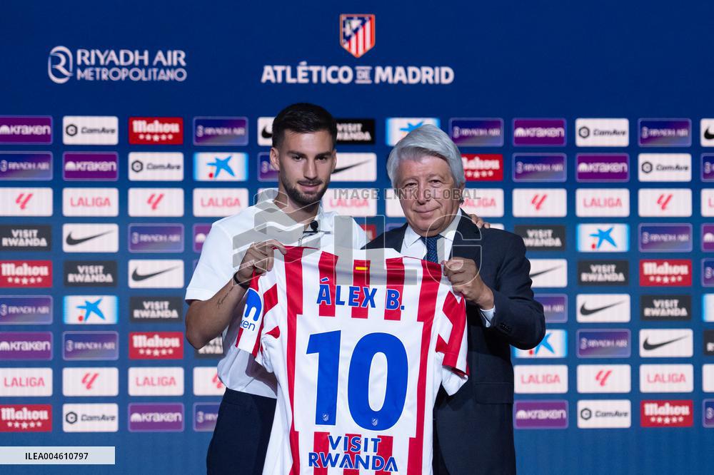Atletico de Madrid's new player Alex Baena - Madrid