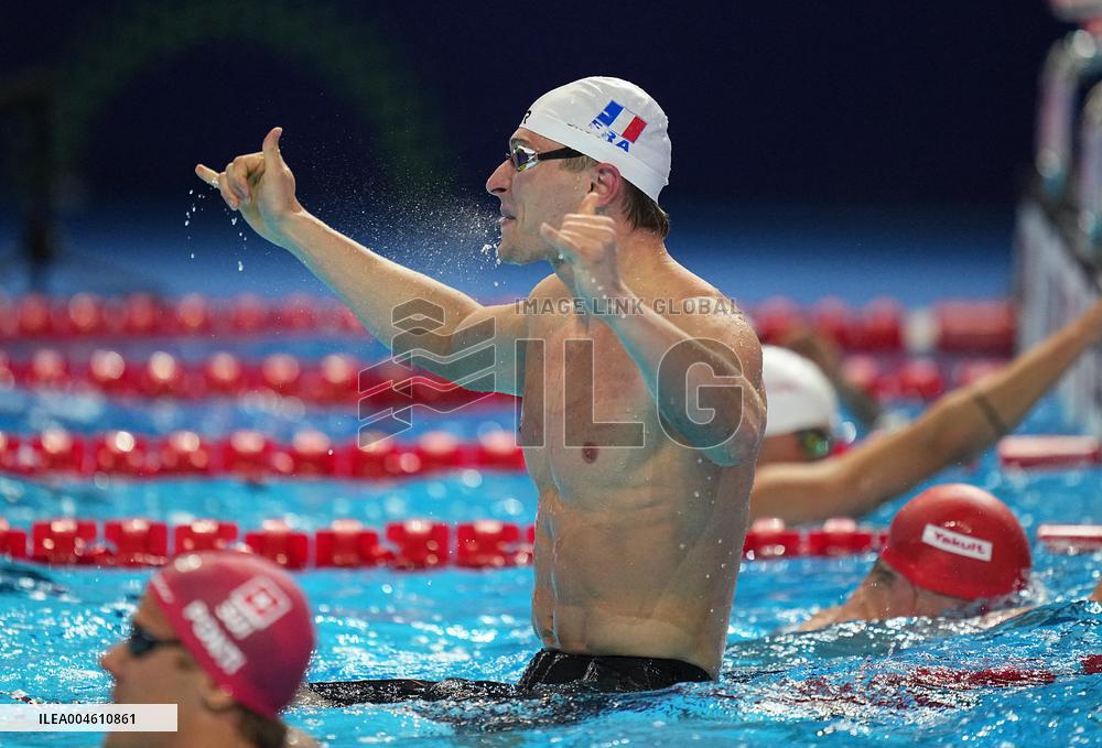 Maxime Grousset Wins Gold at World Aquatics Championships - Singapore