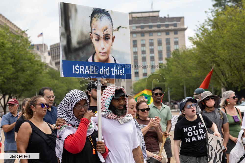 Rally To End The Blockade Of The Gaza - DC