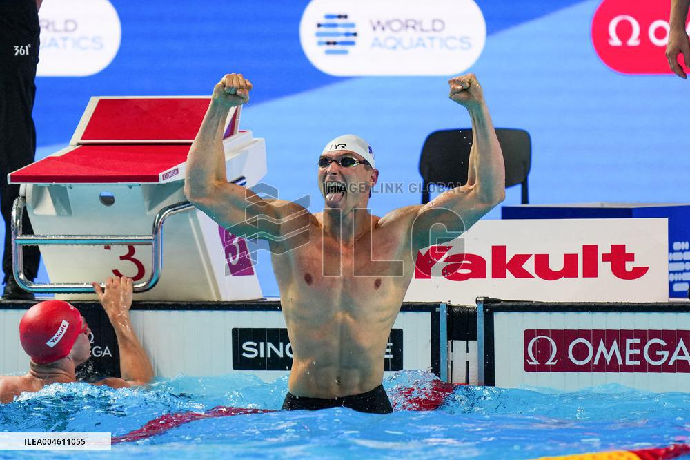 Maxime Grousset Wins Gold at World Aquatics Championships - Singapore