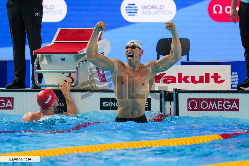 Maxime Grousset Wins Gold at World Aquatics Championships - Singapore