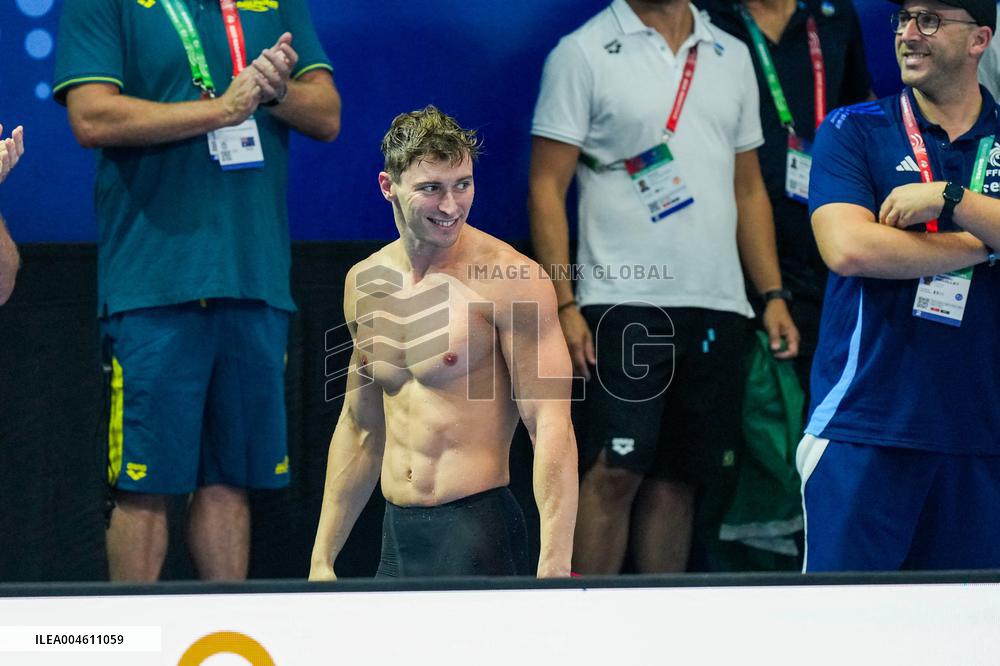 Maxime Grousset Wins Gold at World Aquatics Championships - Singapore