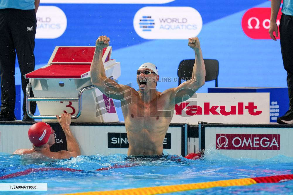 Maxime Grousset Wins Gold at World Aquatics Championships - Singapore