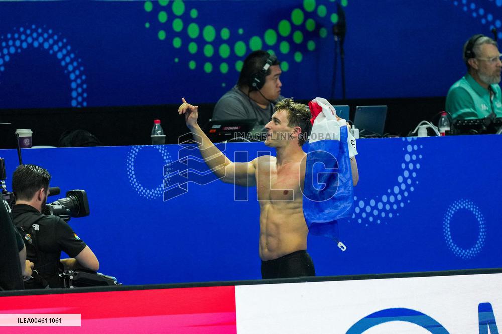 Maxime Grousset Wins Gold at World Aquatics Championships - Singapore