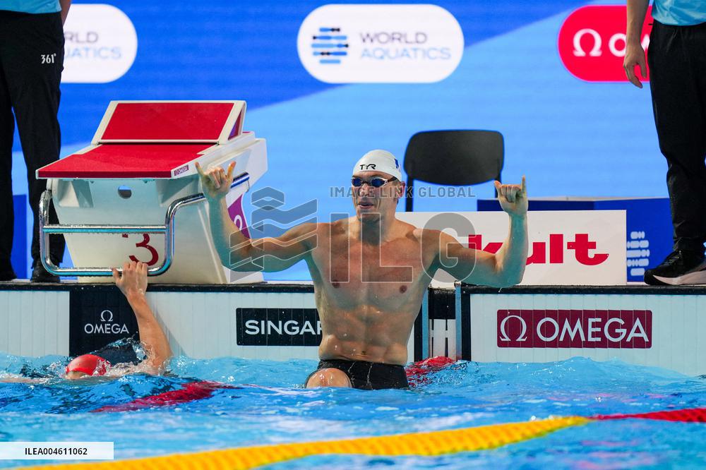 Maxime Grousset Wins Gold at World Aquatics Championships - Singapore