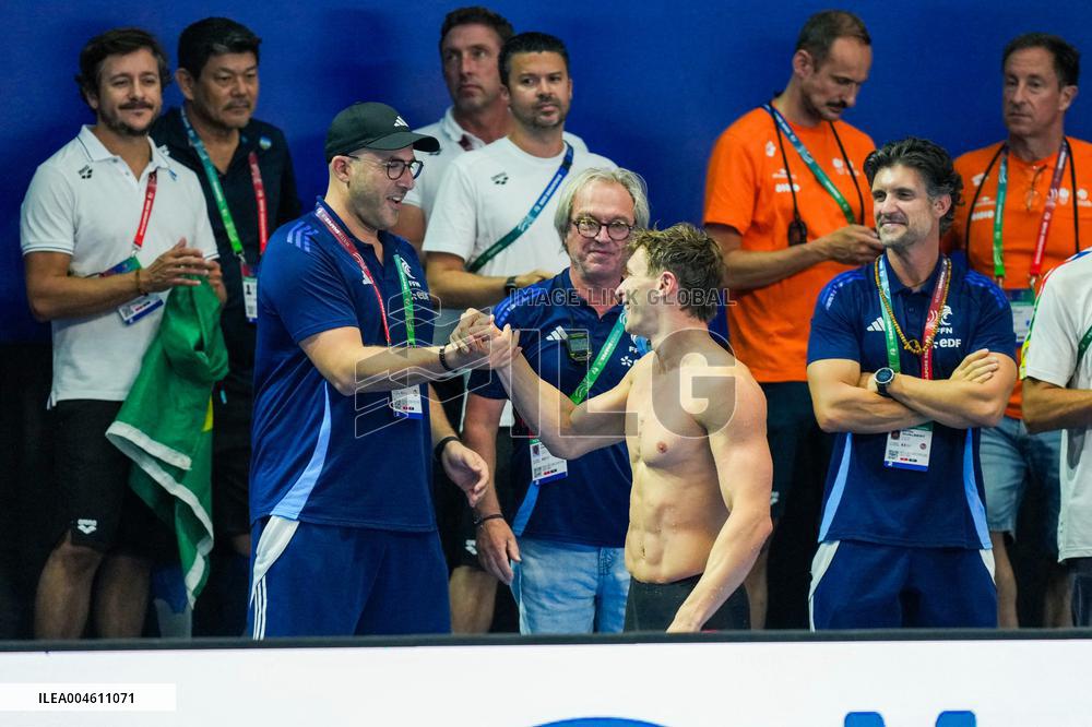 Maxime Grousset Wins Gold at World Aquatics Championships - Singapore