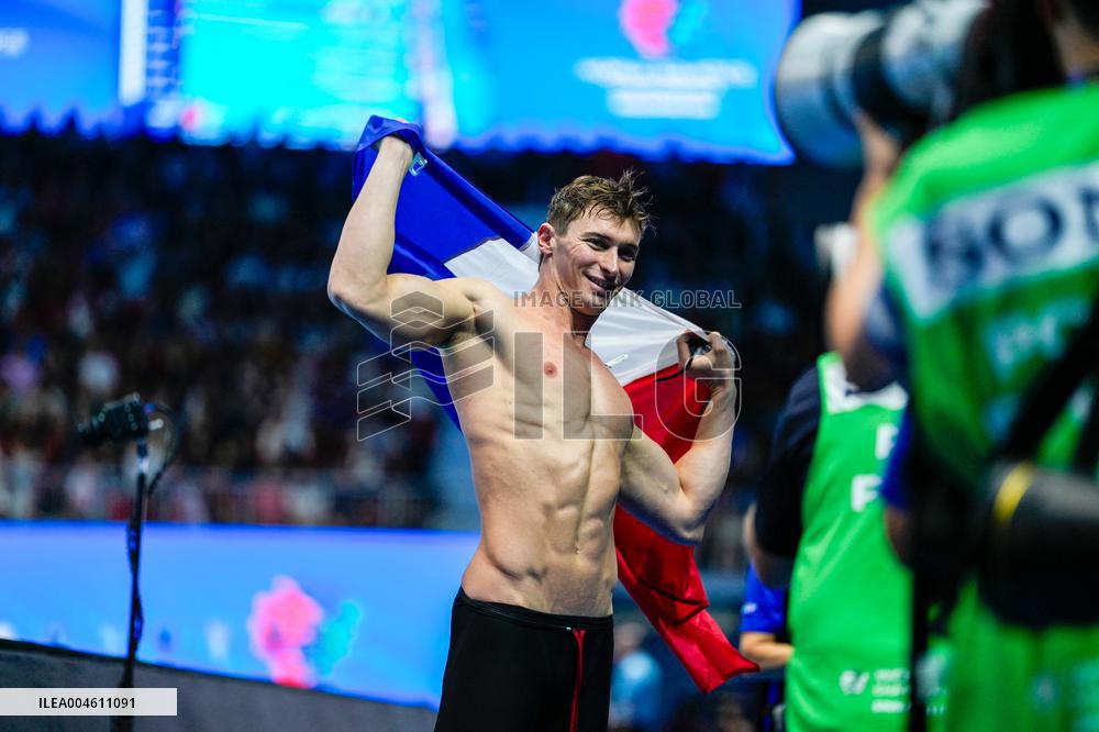 Maxime Grousset Wins Gold at World Aquatics Championships - Singapore