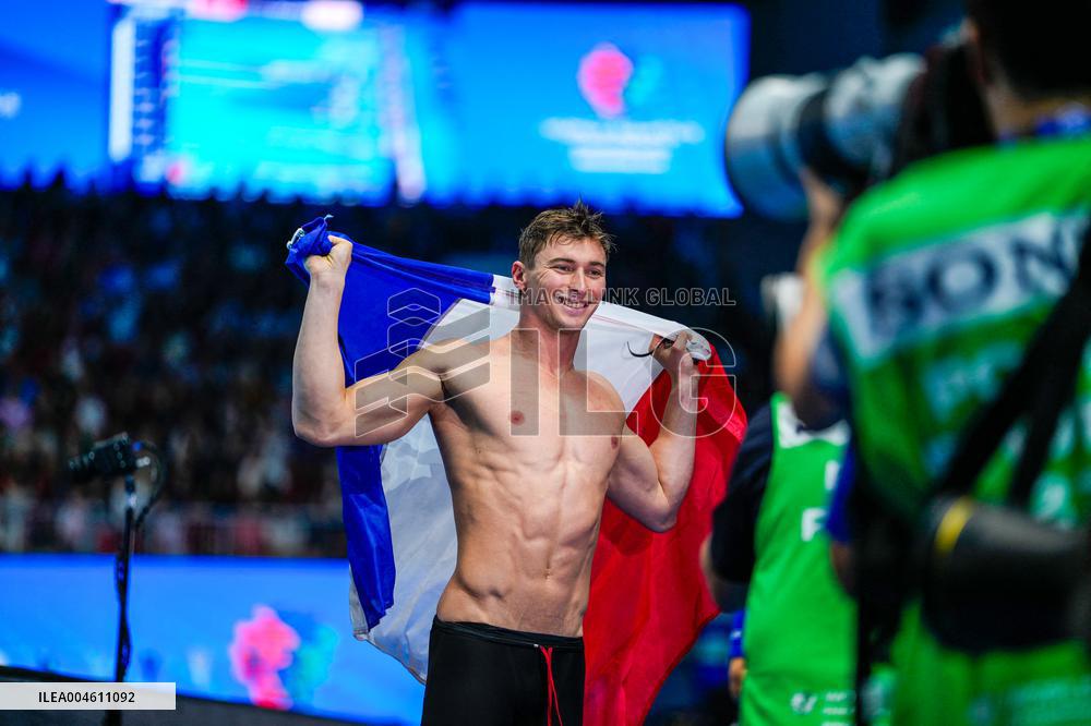 Maxime Grousset Wins Gold at World Aquatics Championships - Singapore