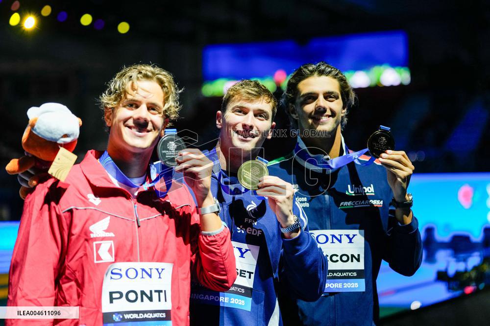 Maxime Grousset Wins Gold at World Aquatics Championships - Singapore