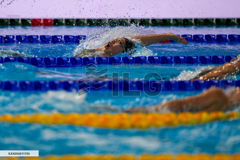 Yu Zidi At Singapore World Aquatics Championships
