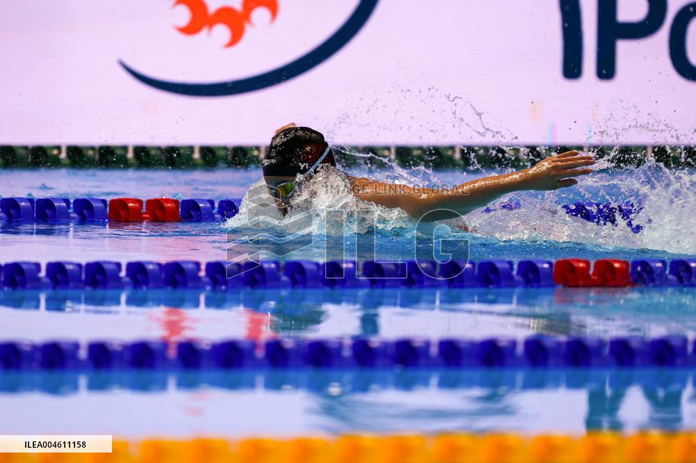 Yu Zidi At Singapore World Aquatics Championships