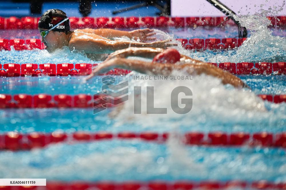 Yu Zidi At Singapore World Aquatics Championships