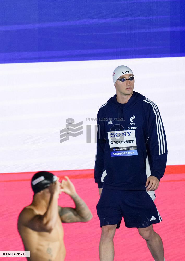 Maxime Grousset Wins Gold at World Aquatics Championships - Singapore