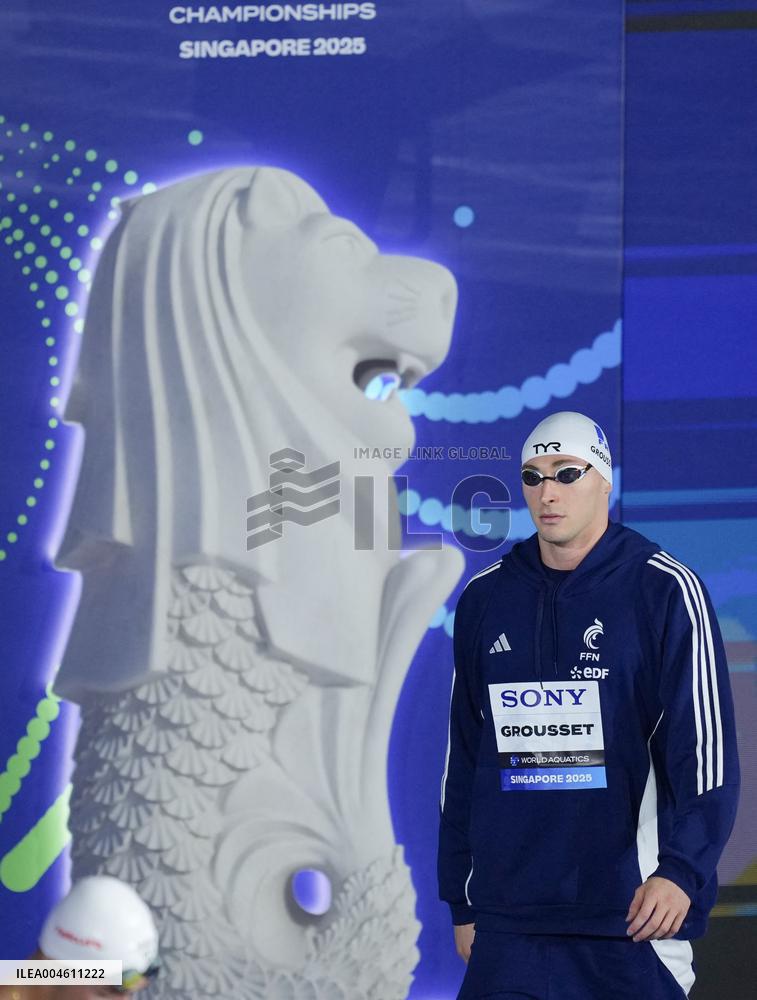 Maxime Grousset Wins Gold at World Aquatics Championships - Singapore
