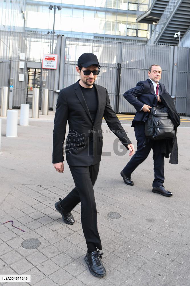 Telegram CEO Pavel Durov Leaves the Paris Criminal Court  - France