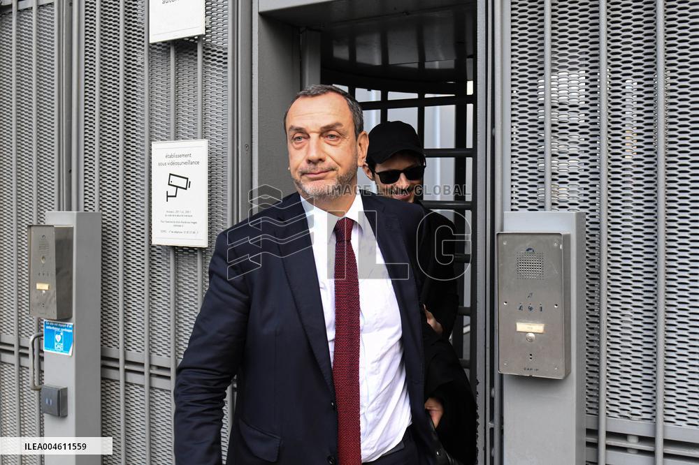 Telegram CEO Pavel Durov Leaves the Paris Criminal Court  - France