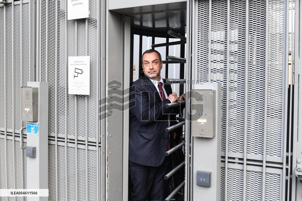 Telegram CEO Pavel Durov Leaves the Paris Criminal Court  - France