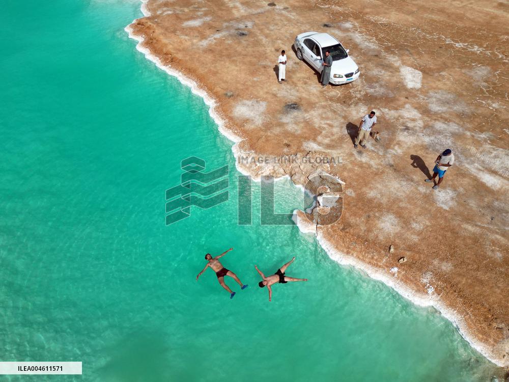 Siwa Oasis Salt Lake - Egypte