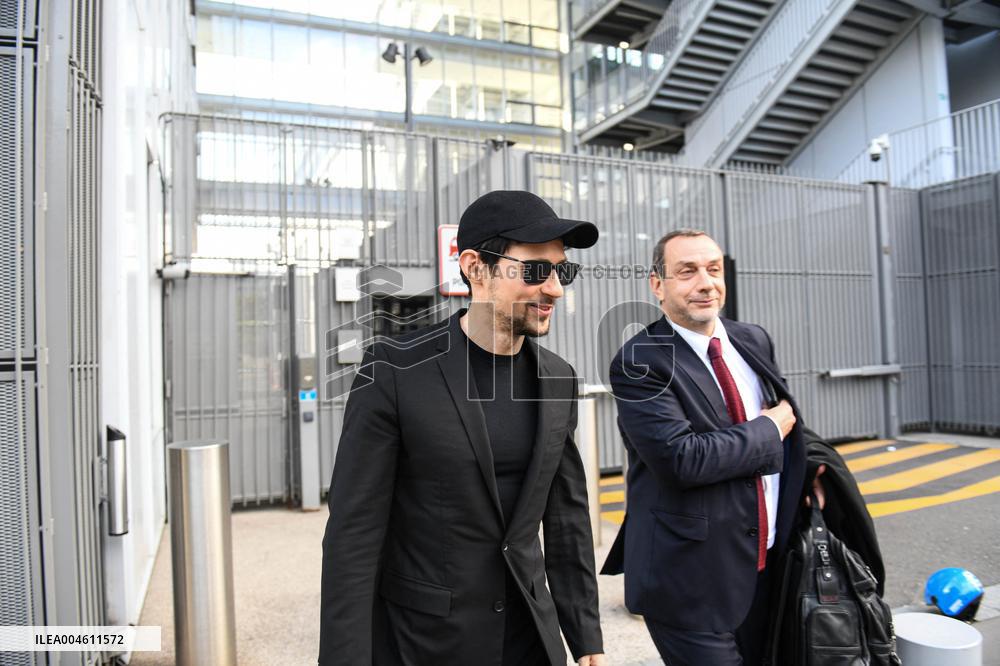 Telegram CEO Pavel Durov Leaves the Paris Criminal Court  - France