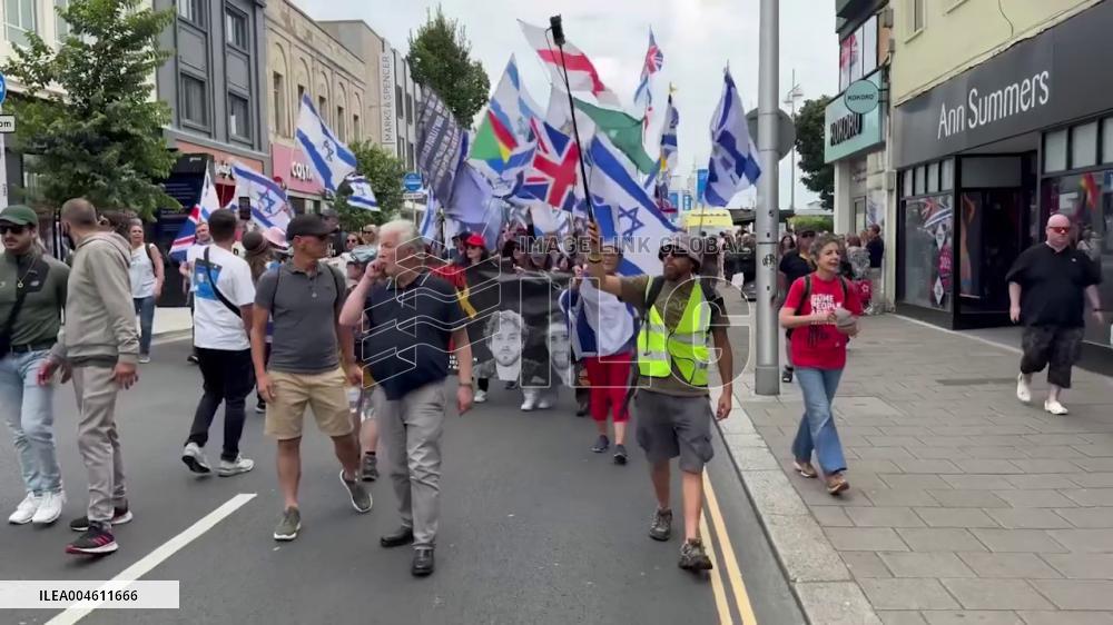 UK: Jewish, Pro-Israel Supporters Hold “March Against Extremism” in Brighton
