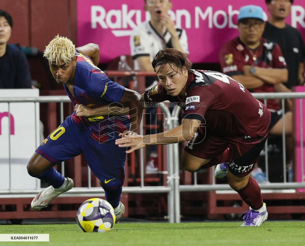 Football: Barcelona vs. Kobe