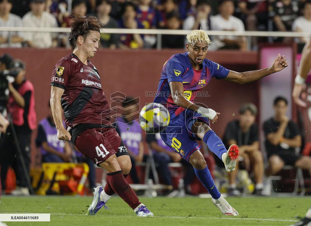 Football: Barcelona vs. Kobe