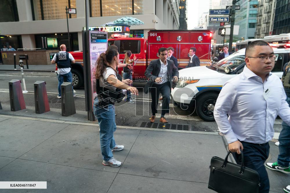 Park Avenue Skyscraper Shooting - NYC