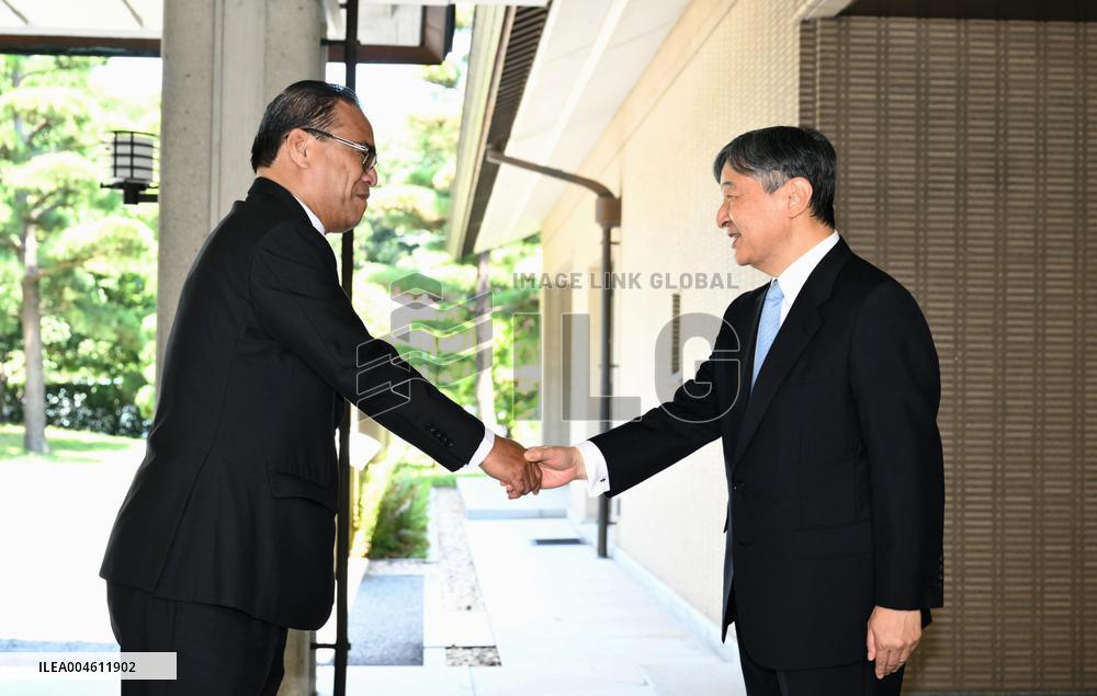 Micronesian Pres. Simina in Tokyo