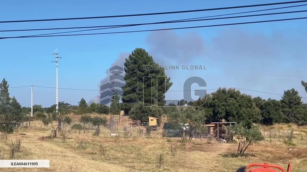 Portugal: Firefighters Battle Major Wildfires Amid Scorching Heat and High Winds