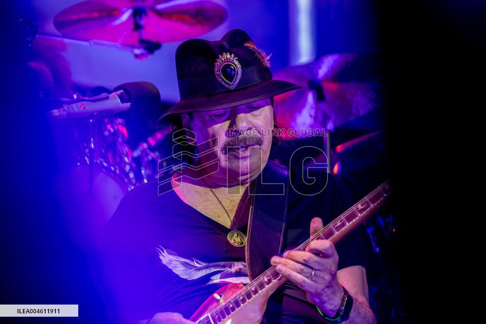 Santana performs at Botanical Nights - Spain