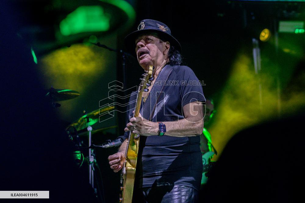 Santana performs at Botanical Nights - Spain