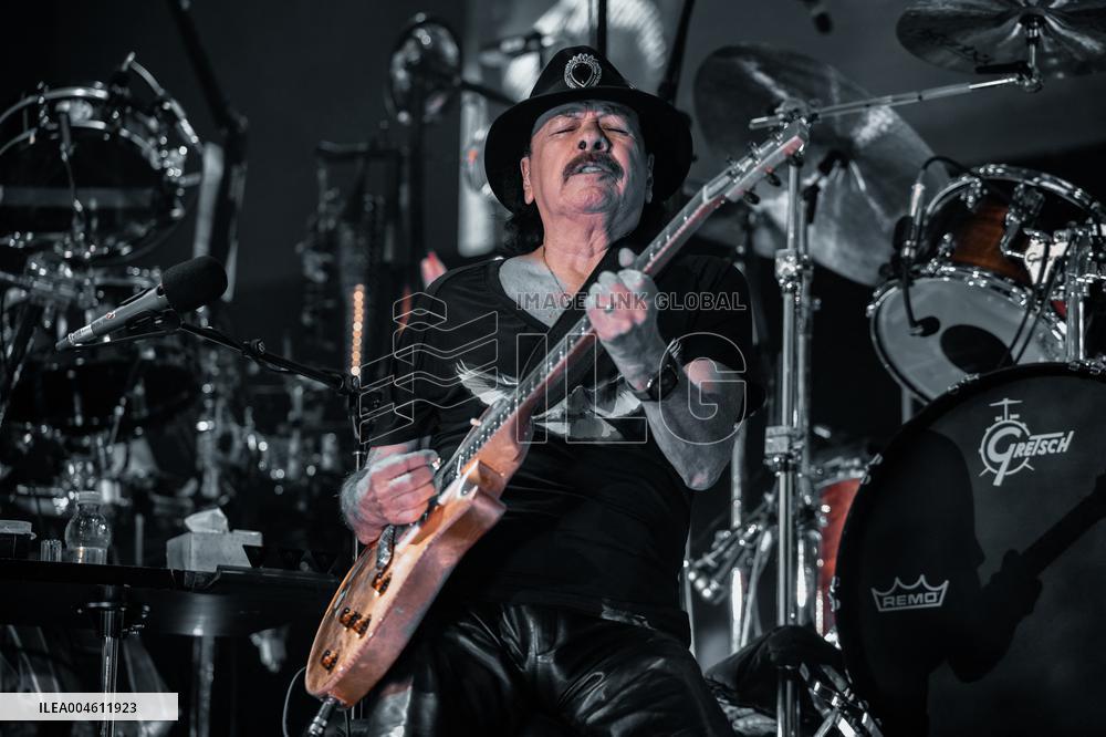 Santana performs at Botanical Nights - Spain