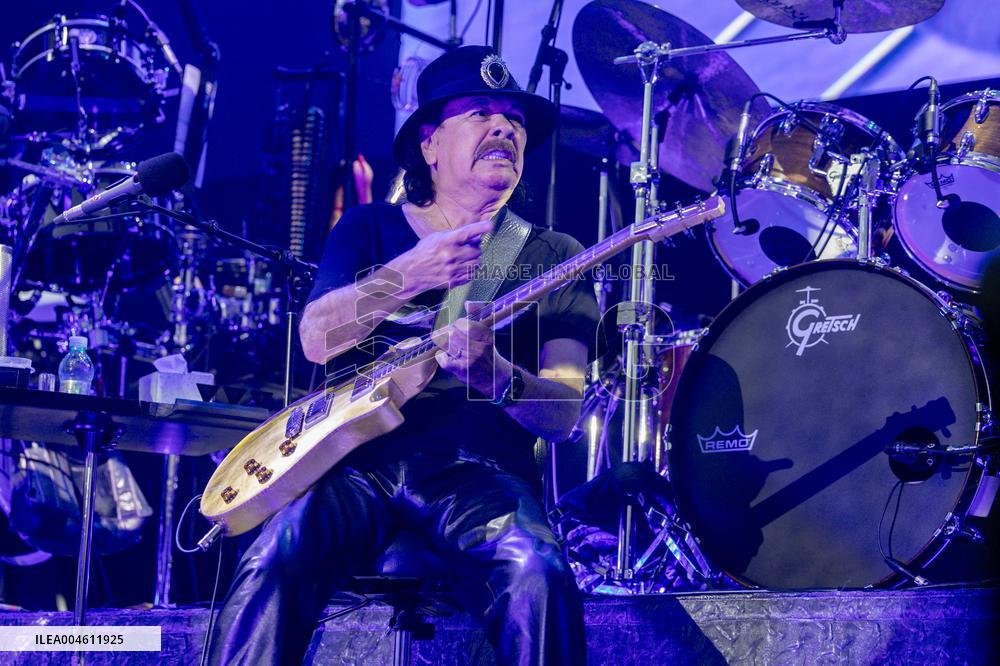 Santana performs at Botanical Nights - Spain