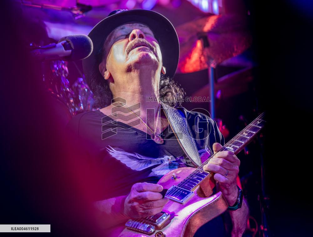 Santana performs at Botanical Nights - Spain