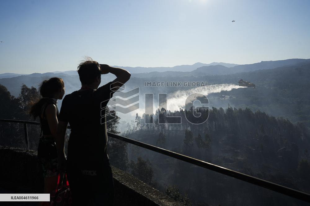 Situation 2 Declared for Active Fire in Salvaterra do Mino - Spain