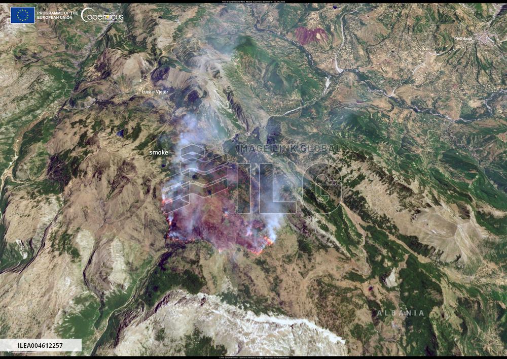 Albania Affected by Devastating Wildfires - Albania